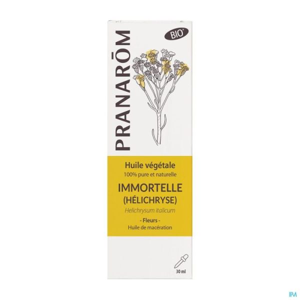 Immortelle Bio Huile Vegetale Fl 30ml Pranarom