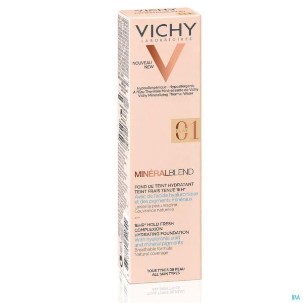 Vichy Mineralblend Fdt Clay 01 30ml