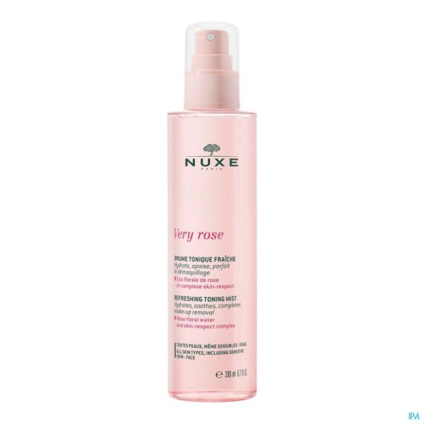 Nuxe Very Rose Brume Tonique Fraiche Vapo 200ml