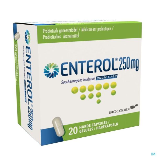 Enterol 250mg Caps Harde Dur 20 X 250mg