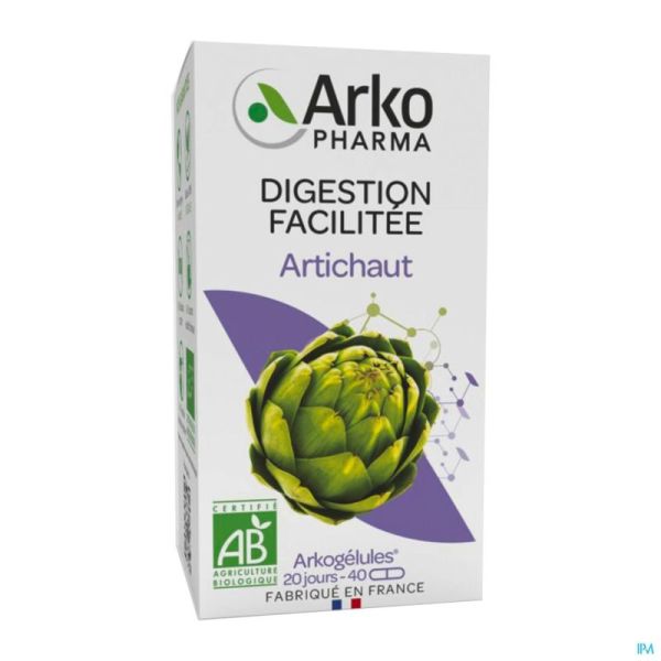 Arkogelules Artichaut Bio Caps 40