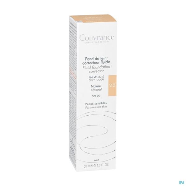 Avene Couvrance Fdt Correct. Fluide 2 Naturel 30ml