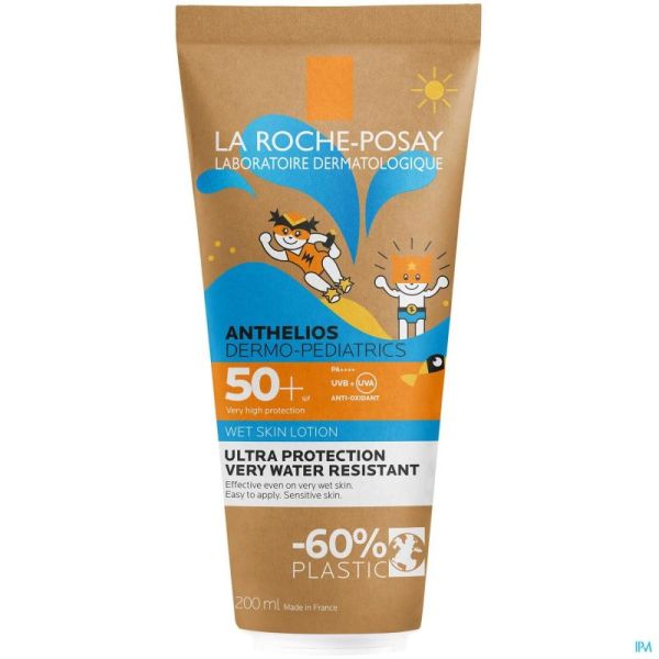 Lrp Anthelios Wetskin Dermo-ped Ip50+ecopack 200ml