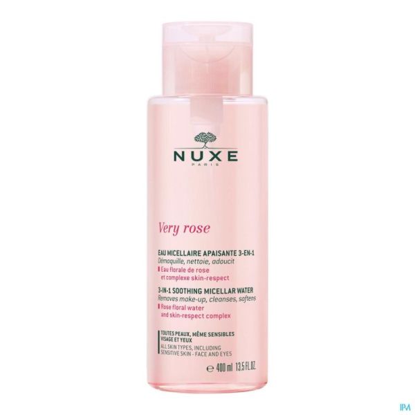 Nuxe Very Rose Eau Micellair Apais. 3en1 Pn 400ml