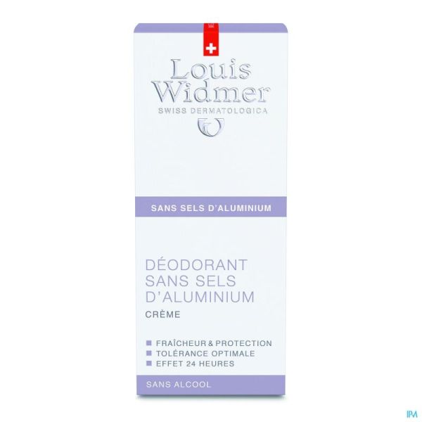 Widmer Deo Creme Sans Aluminium Parf 40ml
