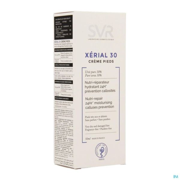 Svr Xerial 30 Creme Pieds Tube 50ml