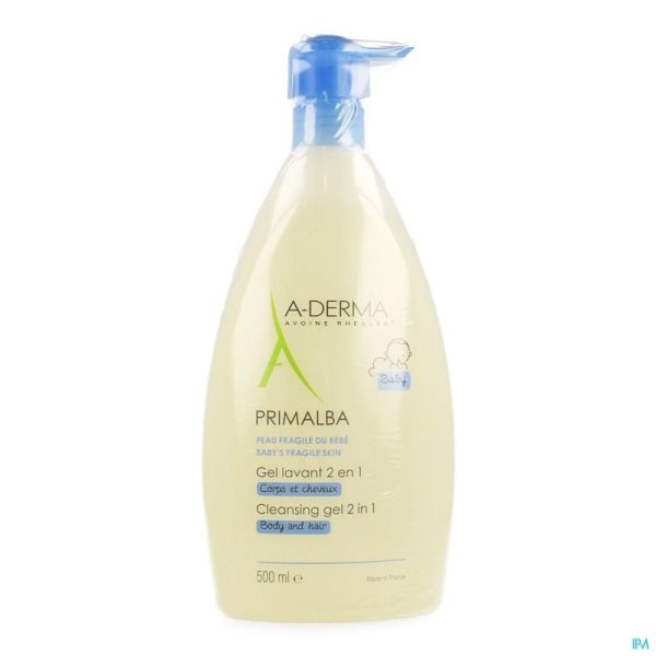 Aderma Primalba Gel Lavant 2en1 500ml