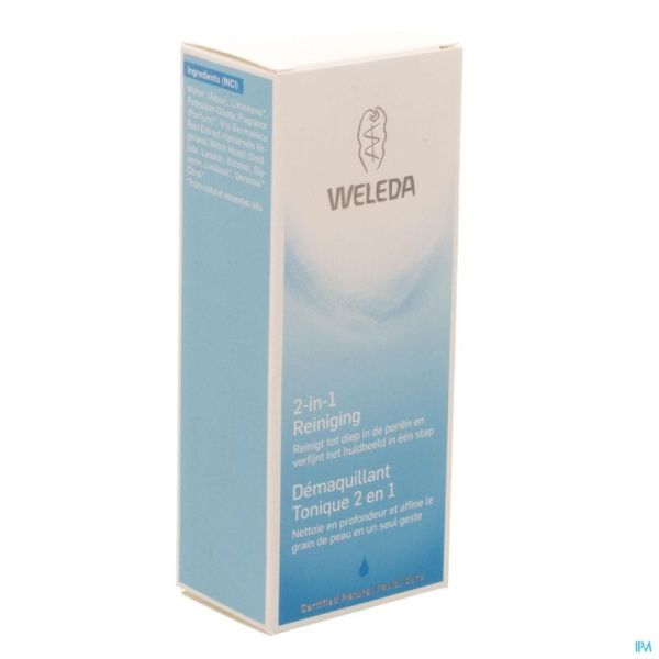 Weleda Demaquillant Tonique 2en1 Nf Fl 100ml