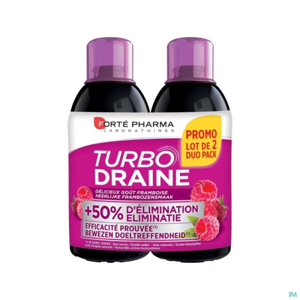 Turbodraine Framboise Duo 2x500ml