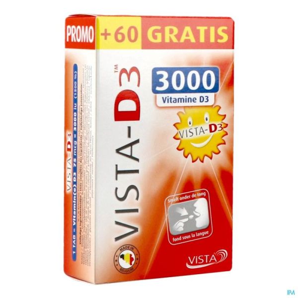 Vista D3 3000 Promo Comp Fondant 120 + 60 Gratuit