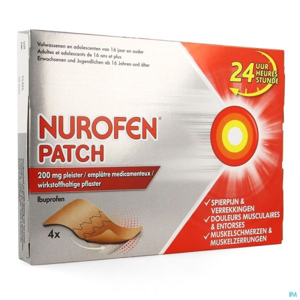 Nurofen Patch 200mg Emplatre 4