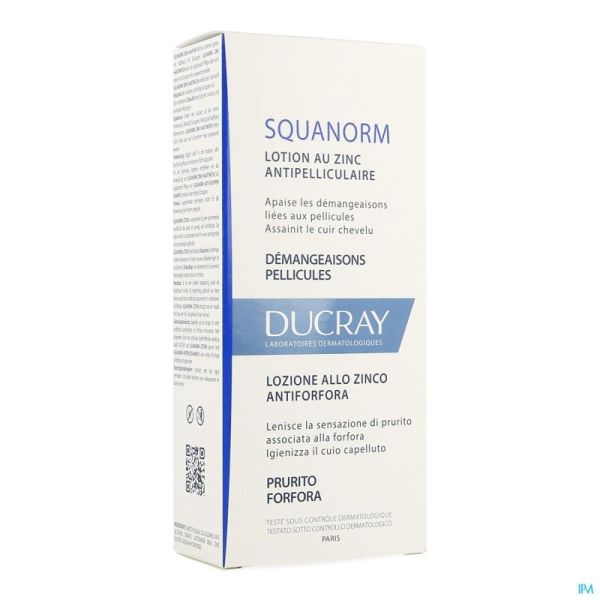 Ducray Squanorm Lotion A/pellicul. Zinc 200ml