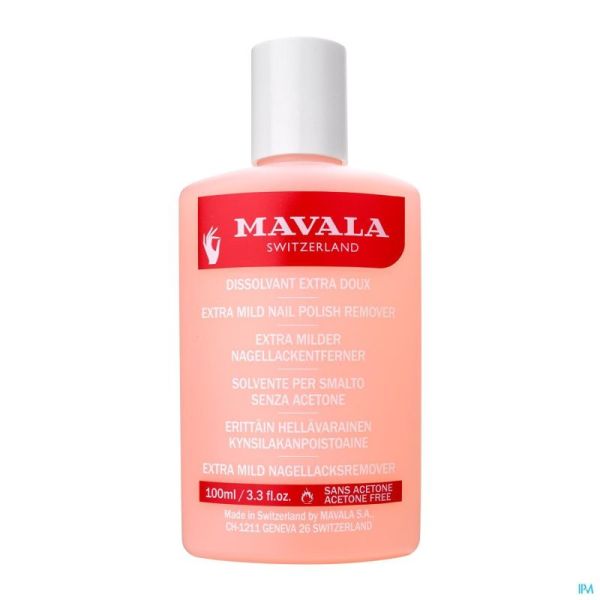 Mavala Ongles Dissolvant Extra Doux 100ml