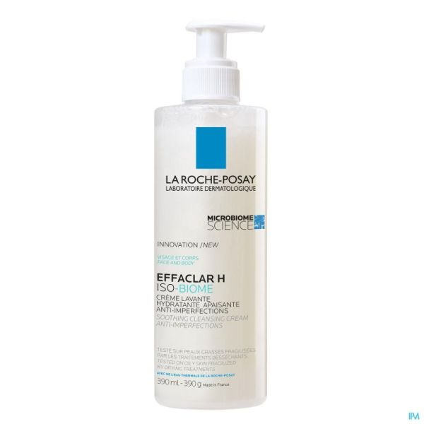 Lrp Effaclar H Isobiome Creme Lavante 390ml