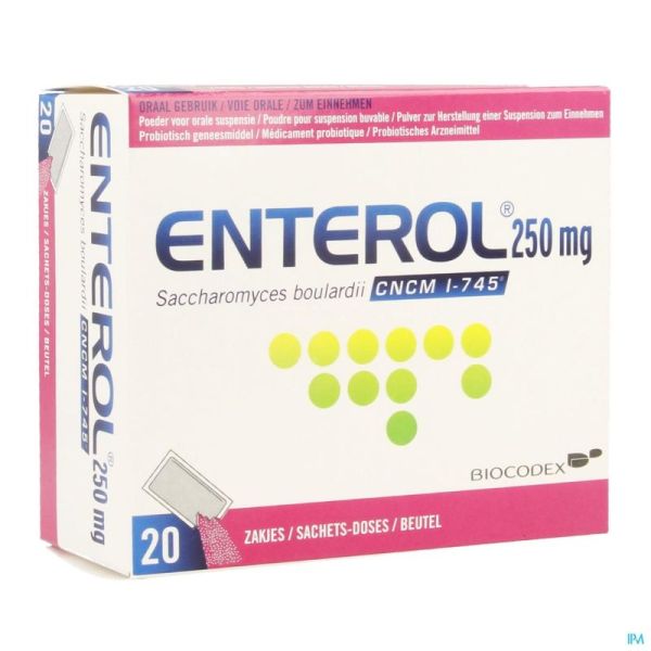 Enterol 250mg Pulv Sach 20