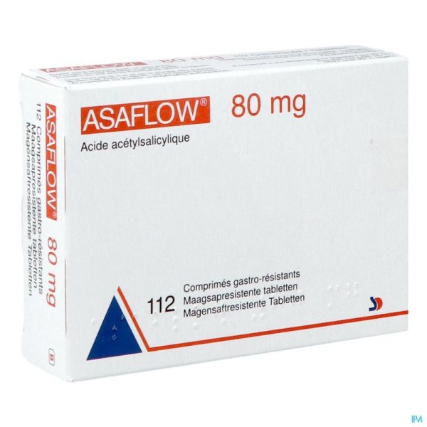 Asaflow 80mg Comp Gastro Resist Bli 112x 80mg