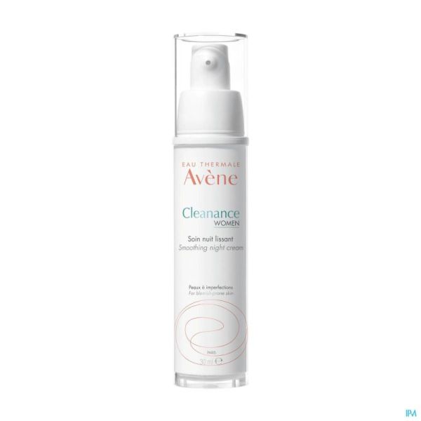 Avene Cleanance Women Soin Nuit Creme 30ml