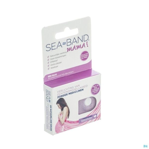 Sea Band Mama Grossese Bracelet Lila 2