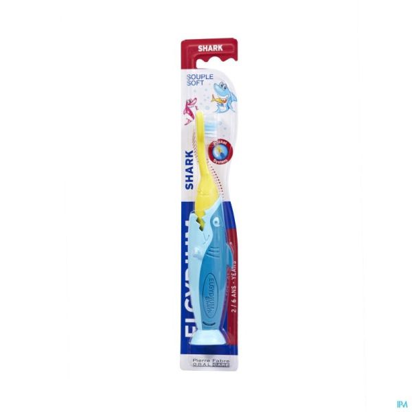 Elgydium Brosse Dents Enfant 2-6a Shark