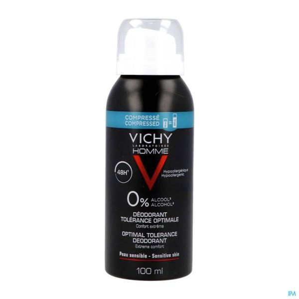 Vichy Homme Deo Aero Tolerance Optimale 48h 100ml