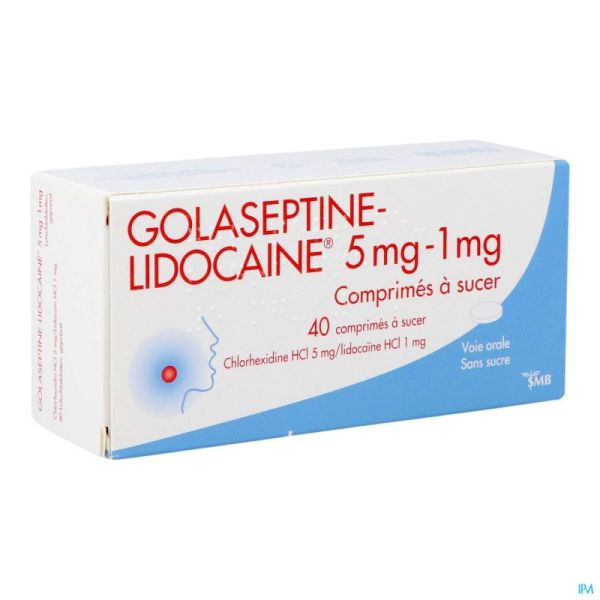 Golaseptine Lidocaine Comp A Sucer 40