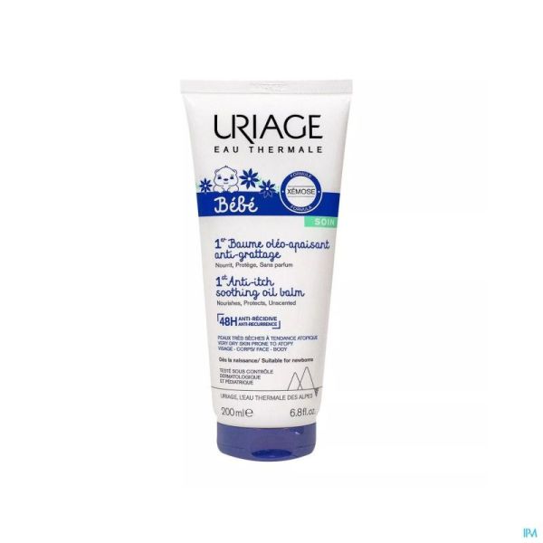 Uriage Bebe 1er Baume Oleo Apaisant A/grat. 200ml