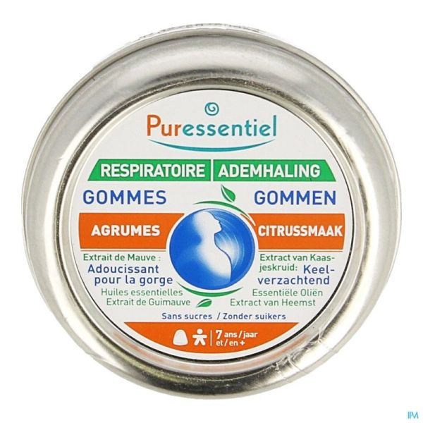 Puressentiel Respiratoire Gommes Agrumes 45g