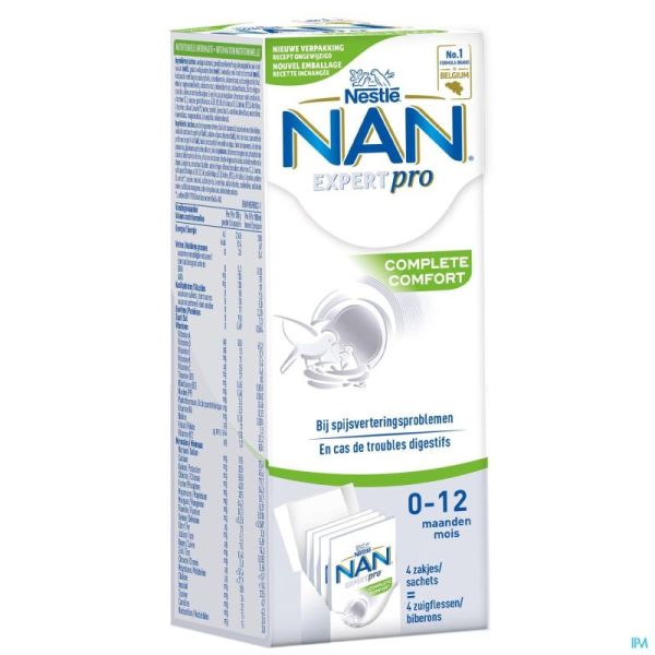 Nan Complete Comfort Lait Nourrisson Pdr 4x26g