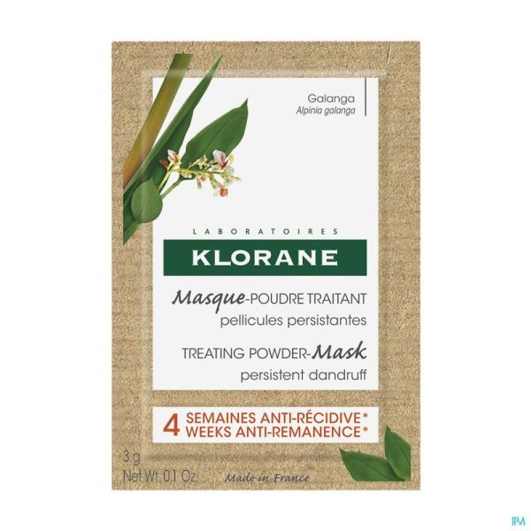 Klorane Capil. Masque Pdr Traitant Galanga 8x3g