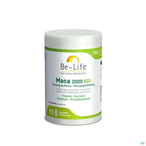 Maca 2000 Bio Be Life Pot Caps 90