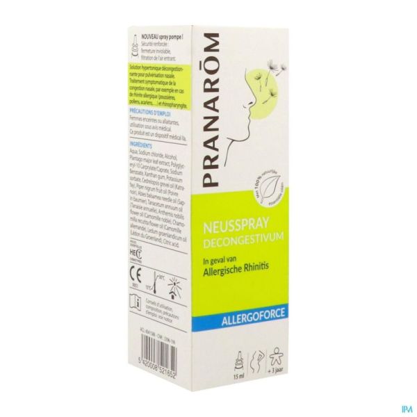 Allergoforce Spray Nasal Hle Ess Nf 15ml