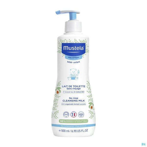 Mustela Pn Lait Toilette S/rincage 500ml