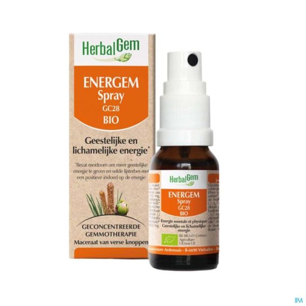 Herbalgem Energem Spray Gc28 Bio Compl. Energ.10ml