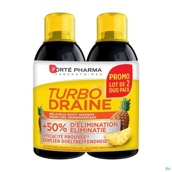 Turbodraine Ananas 2x500ml