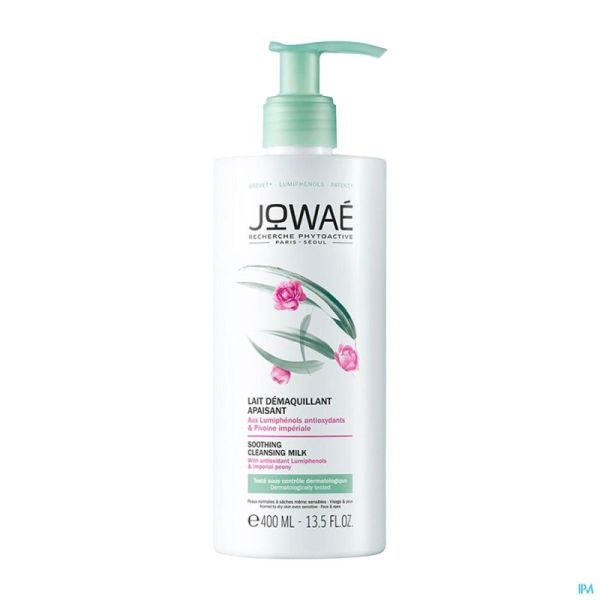 Jowae Lait Demaquillant Apaisant Fl 400ml