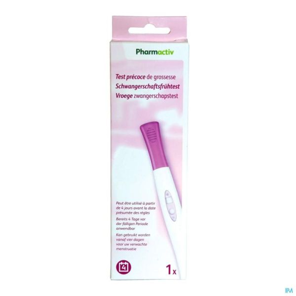 Pharmactiv Test Precoce De Grossesse