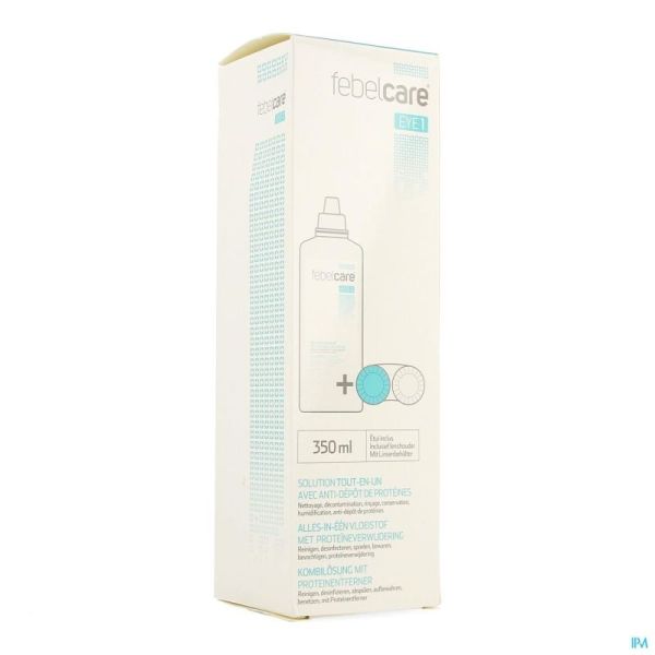 Febelcare Eye 1 Solution Lentille Tout En Un 350ml