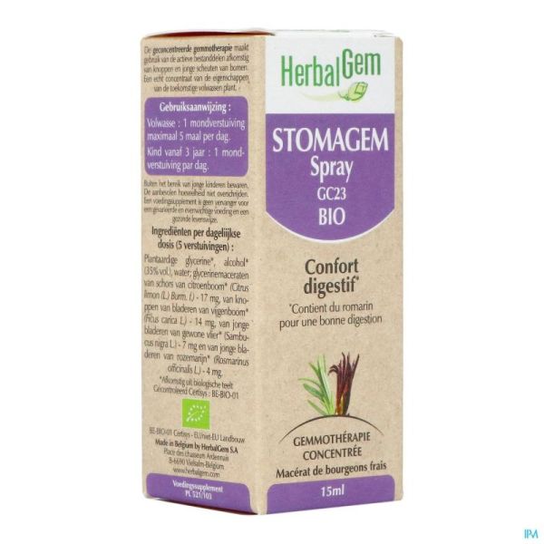 Herbalgem Stomagem Spray Bio 15ml