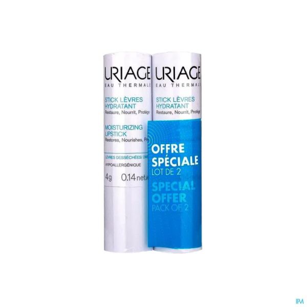 Uriage Stick Levres Hydratant 2x4g