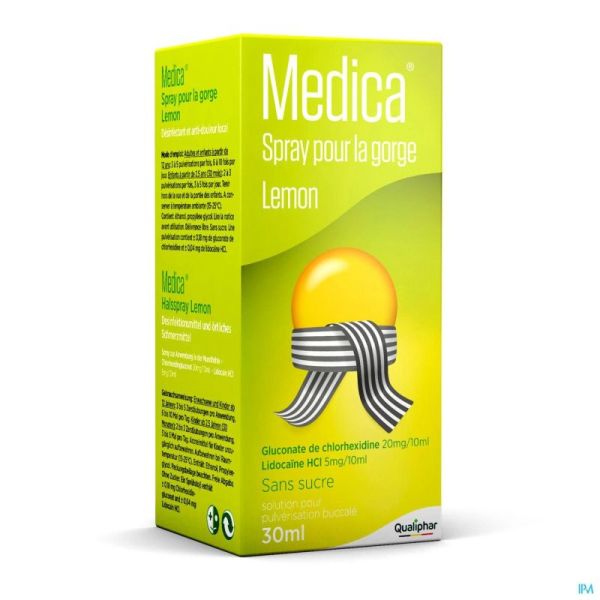 Medica Spray Pour La Gorge Lemon 30ml